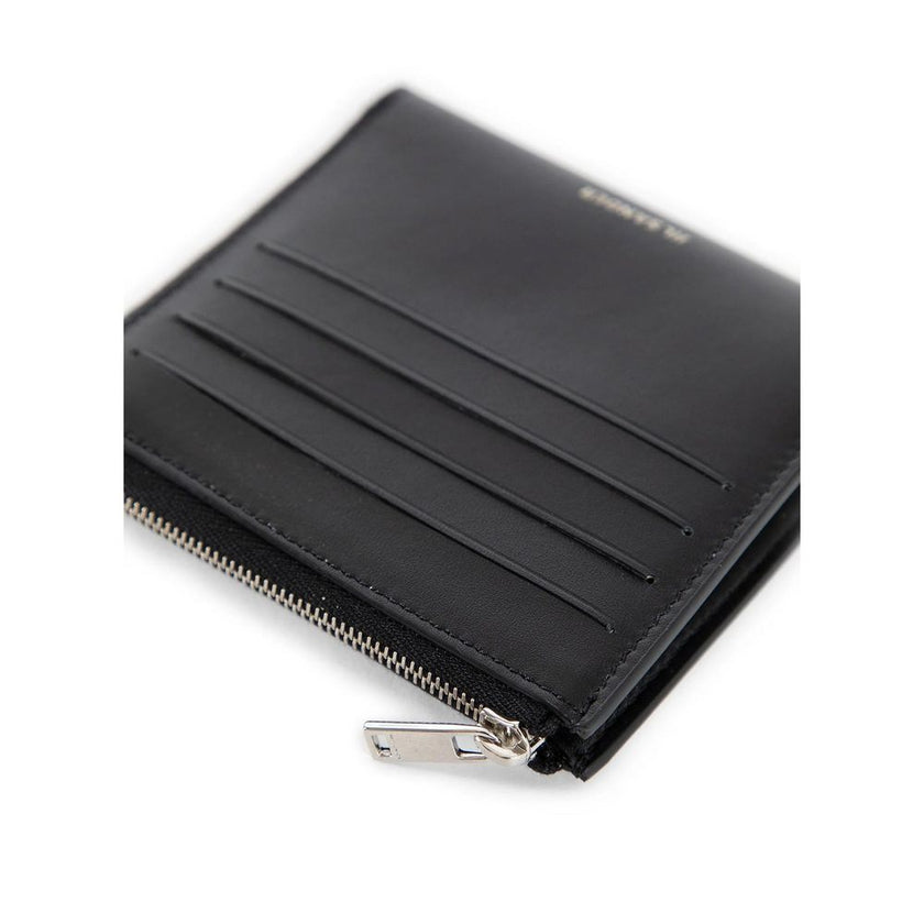 Jil Sander Black Leather Cardholder Jil Sander