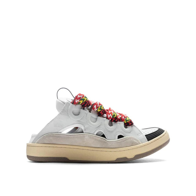 Lanvin White Calfskin Chunky Sneakers Lanvin