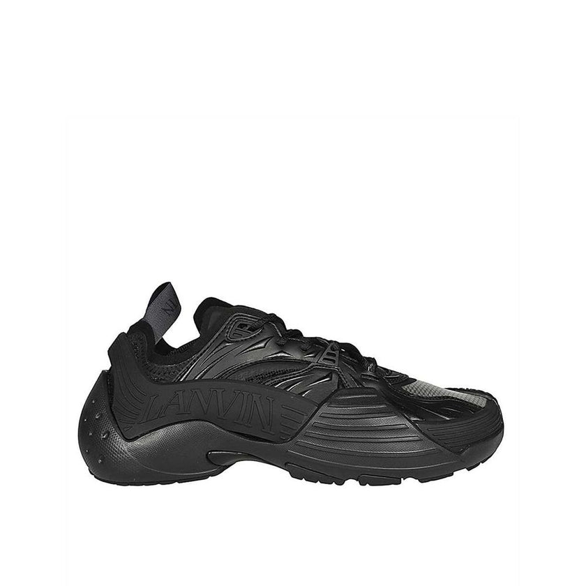Lanvin Black Polyethylene Athletic Sneakers Lanvin