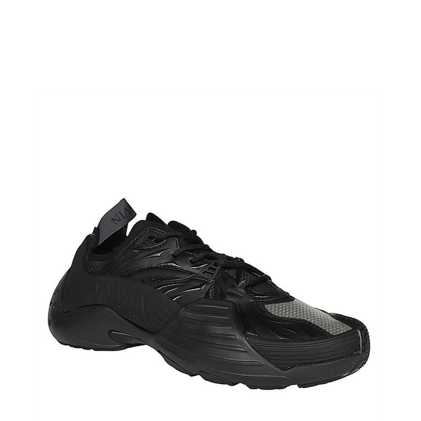 Lanvin Black Polyethylene Athletic Sneakers Lanvin