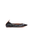 Lanvin Black Calfskin Ballet Flats Lanvin