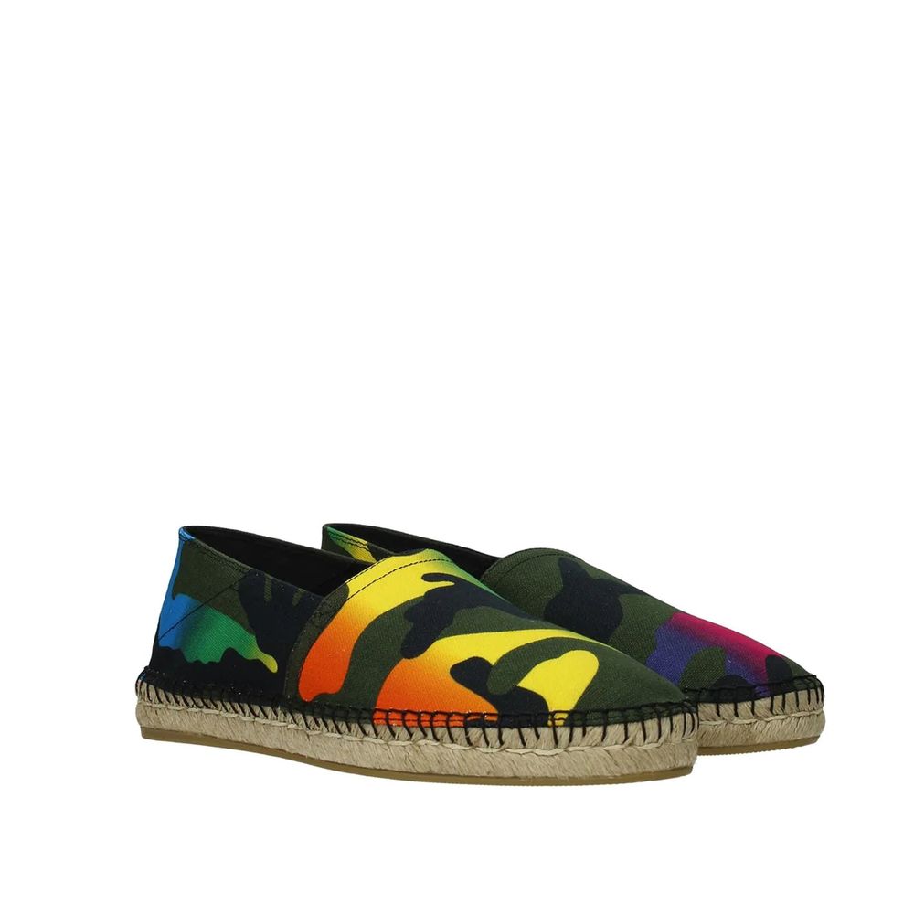 Valentino Garavani Bicolor Canvas Espadrilles Valentino Garavani