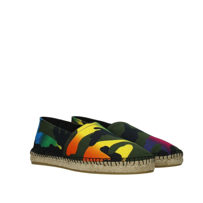 Valentino Garavani Bicolor Canvas Espadrilles Valentino Garavani