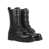 Valentino Garavani Black Calfskin Lace-Up Boots Valentino Garavani
