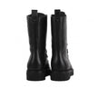 Valentino Garavani Black Calfskin Lace-Up Boots Valentino Garavani