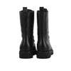 Valentino Garavani Black Calfskin Lace-Up Boots Valentino Garavani