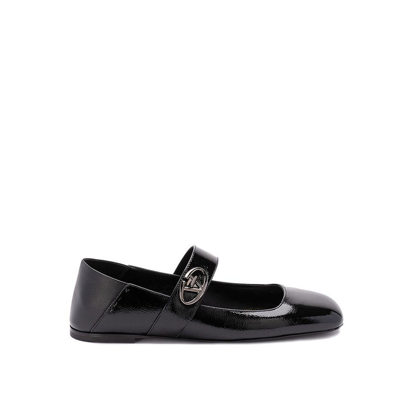 Valentino Garavani Black Calfskin Ballet Flats Valentino Garavani