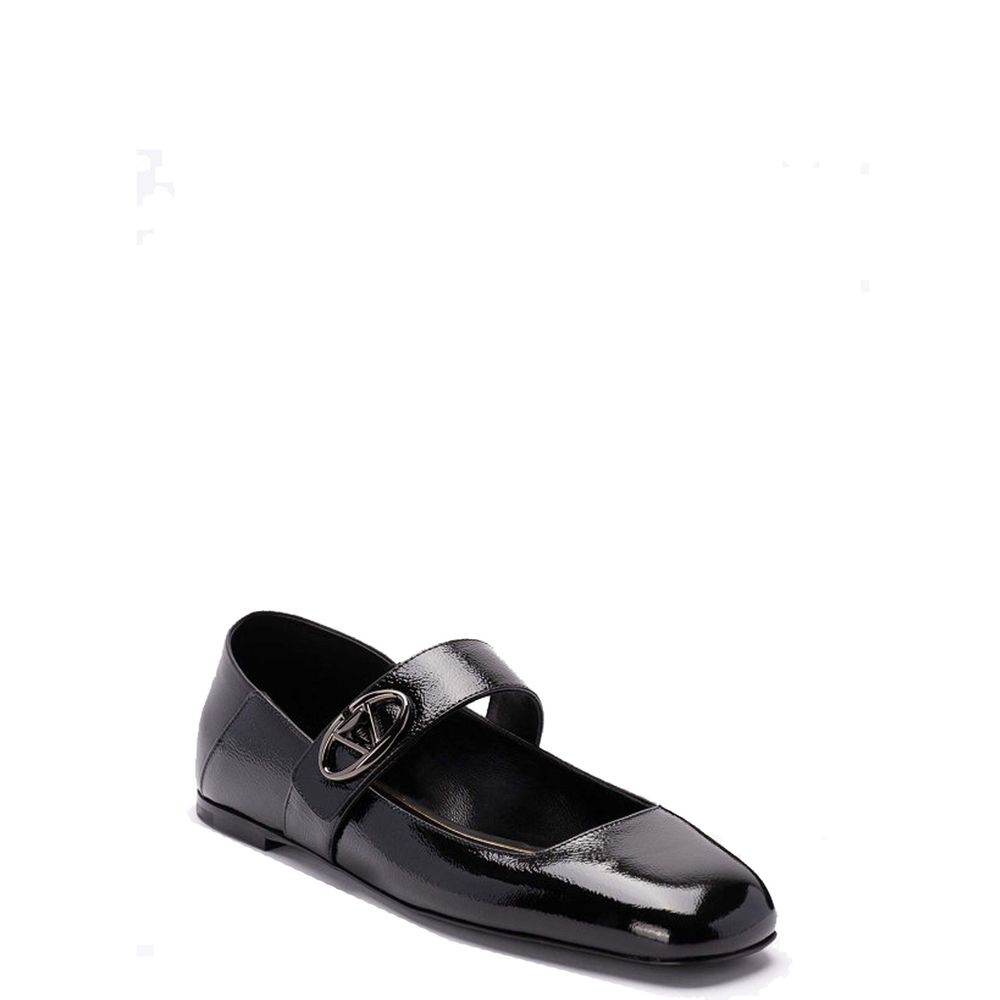 Valentino Garavani Black Calfskin Ballet Flats Valentino Garavani