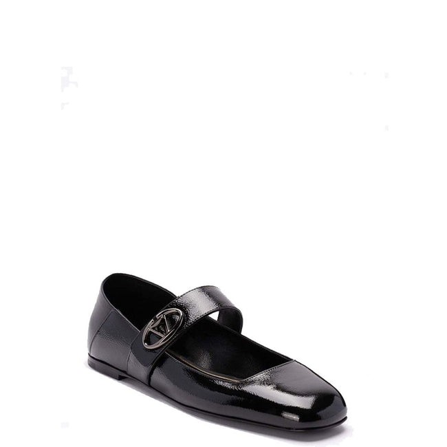 Valentino Garavani Black Calfskin Ballet Flats Valentino Garavani