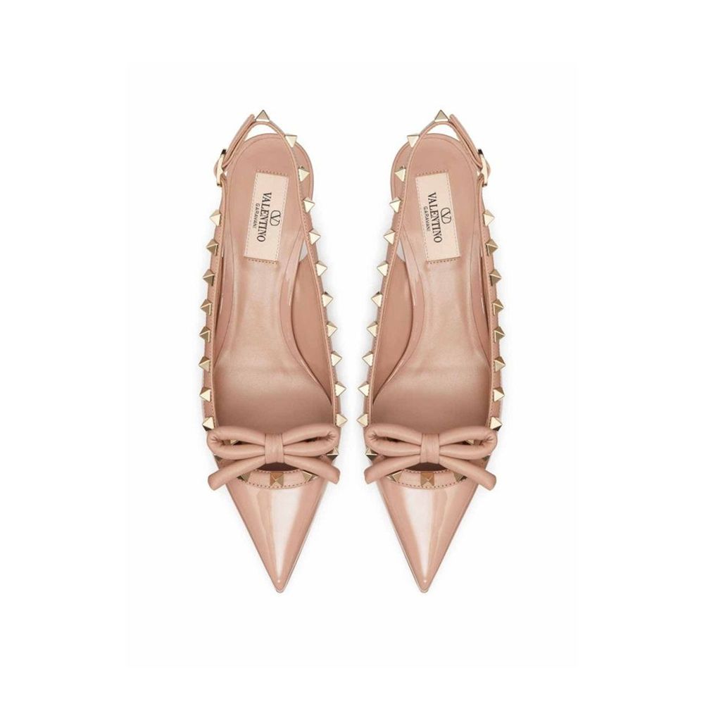 Valentino Garavani Beige Calfskin Pumps Valentino Garavani