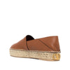 Valentino Garavani Brown Calfskin Espadrilles Valentino Garavani