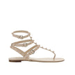 Valentino Garavani Multicolor Calfskin Strap-On Sandals Valentino Garavani
