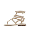 Valentino Garavani Multicolor Calfskin Strap-On Sandals Valentino Garavani