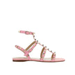 Valentino Garavani Multicolor Calfskin Flat Sandals Valentino Garavani