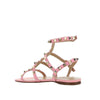 Valentino Garavani Multicolor Calfskin Flat Sandals Valentino Garavani