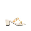 Valentino Garavani White Calfskin Platform Sandals Valentino Garavani
