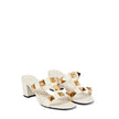 Valentino Garavani White Calfskin Platform Sandals Valentino Garavani