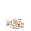 Valentino Garavani White Calfskin Platform Sandals Valentino Garavani