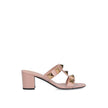 Valentino Garavani Beige Calfskin Platform Sandals Valentino Garavani