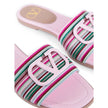 Valentino Garavani Multicolor Leather Slides Valentino Garavani