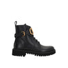 Valentino Garavani Black Calfskin Lace-Up Boots Valentino Garavani