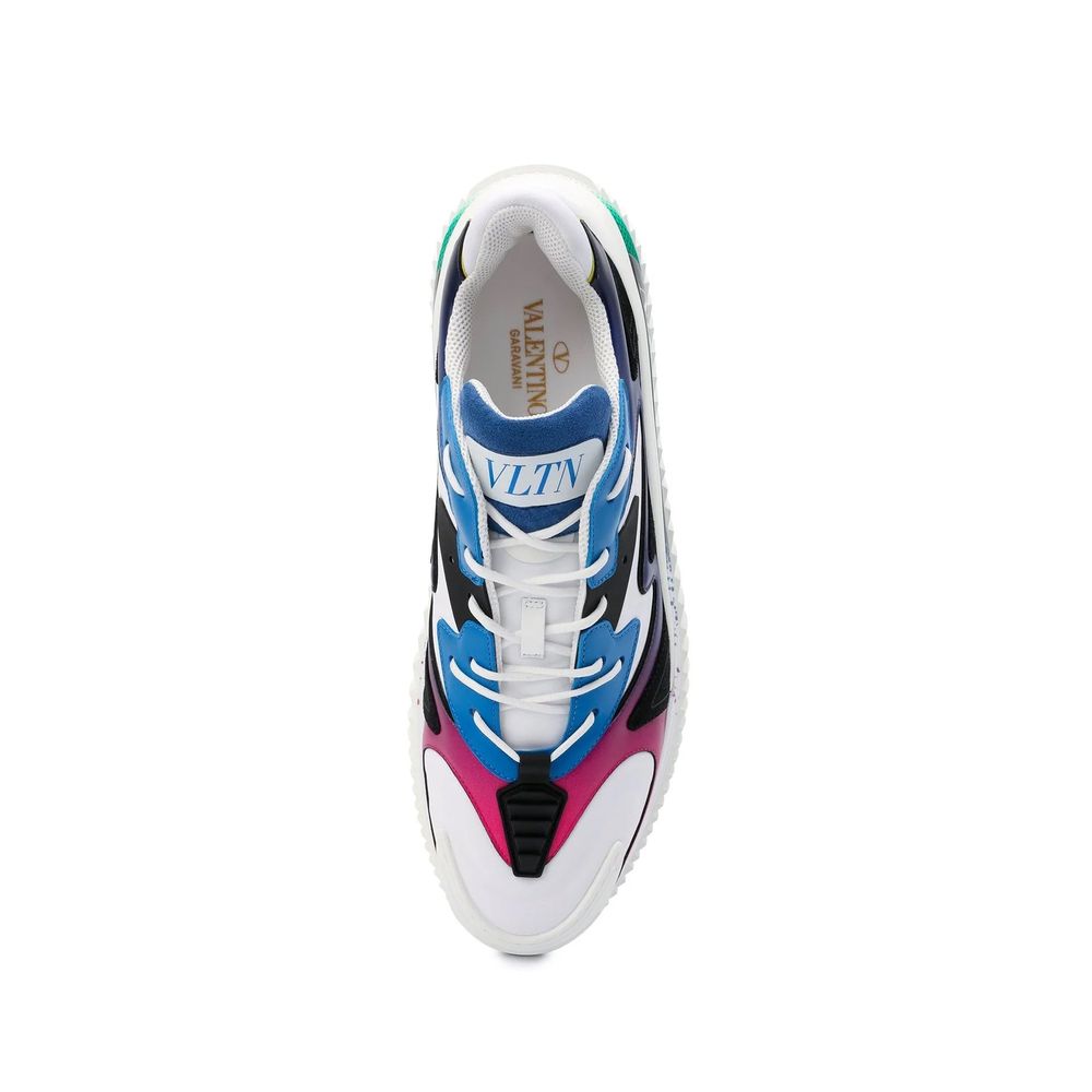 Valentino Garavani White Fabric Athletic Sneakers Valentino Garavani