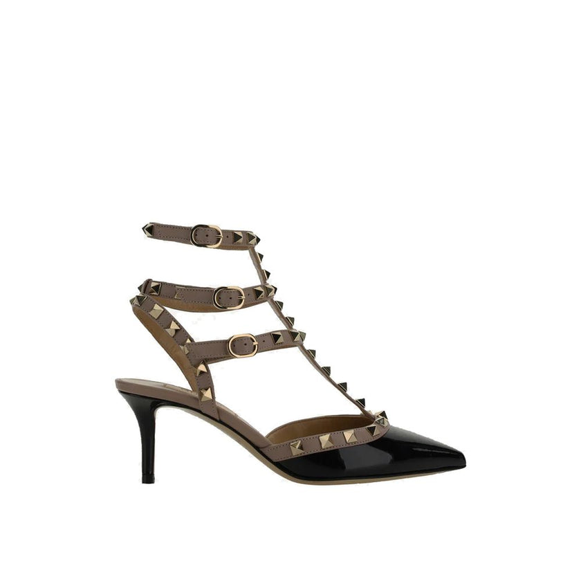 Valentino Garavani Black Calfskin High Heel Pumps Valentino Garavani