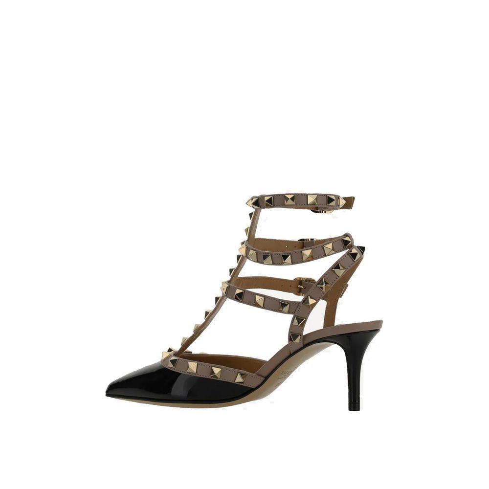 Valentino Garavani Black Calfskin High Heel Pumps Valentino Garavani