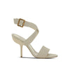 Manolo Blahnik White Calfskin Stiletto Heel Sandals Manolo Blahnik