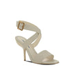 Manolo Blahnik White Calfskin Stiletto Heel Sandals Manolo Blahnik