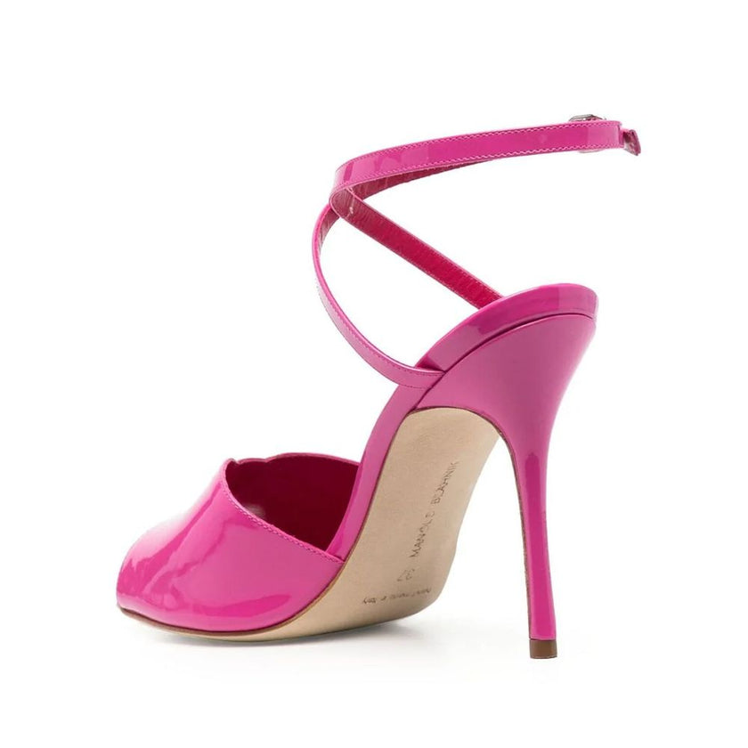 Manolo Blahnik Multicolor Calfskin Stiletto Heel Sandals Manolo Blahnik
