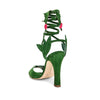 Manolo Blahnik Bicolor Calfskin Strap-On Sandals Manolo Blahnik