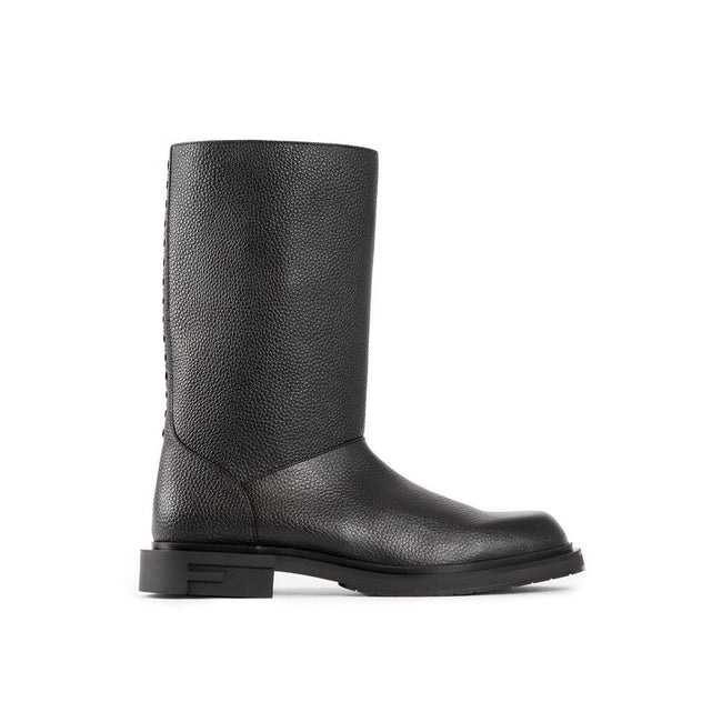 Fendi Black Calfskin Boots Fendi