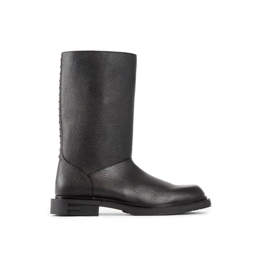 Fendi Black Calfskin Boots Fendi