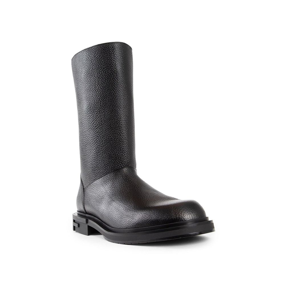 Fendi Black Calfskin Boots Fendi