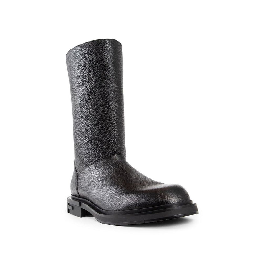 Fendi Black Calfskin Boots Fendi