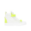 Giuseppe Zanotti White Calfskin High Top Sneakers Giuseppe Zanotti