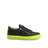 Giuseppe Zanotti Black Calfskin Low Top Sneakers Giuseppe Zanotti