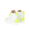 Giuseppe Zanotti White Calfskin High Top Sneakers Giuseppe Zanotti
