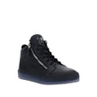 Giuseppe Zanotti Black Calfskin High Top Sneakers Giuseppe Zanotti