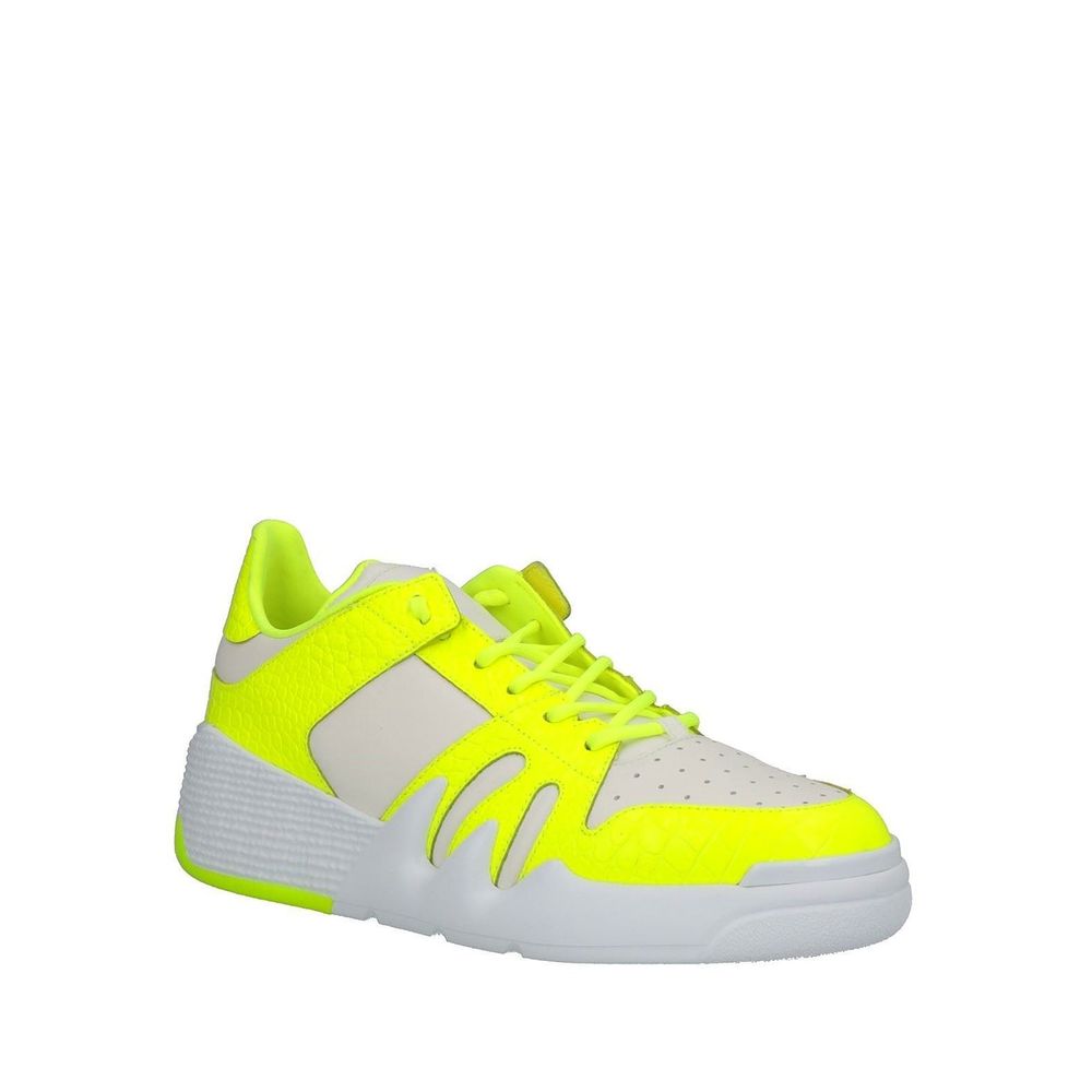 Giuseppe Zanotti White Calfskin Athletic Sneakers Giuseppe Zanotti