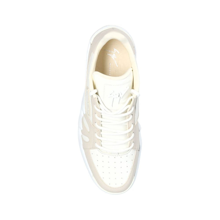Giuseppe Zanotti White Calfskin Sneakers Giuseppe Zanotti