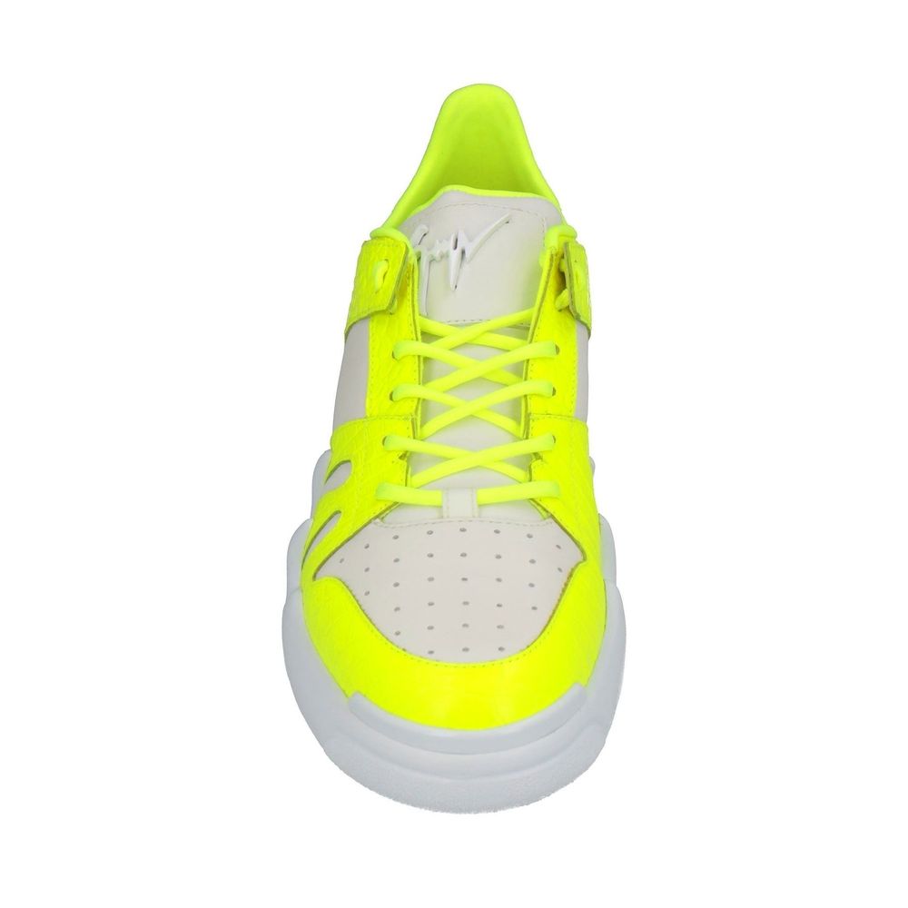 Giuseppe Zanotti White Calfskin Athletic Sneakers Giuseppe Zanotti