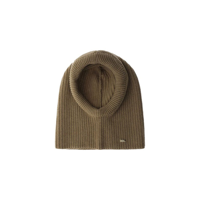 Herno Brown Wool Beanie Herno