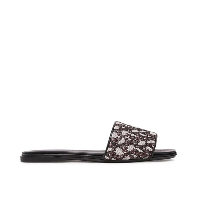 Max Mara Brown Polyamide Slides Max Mara