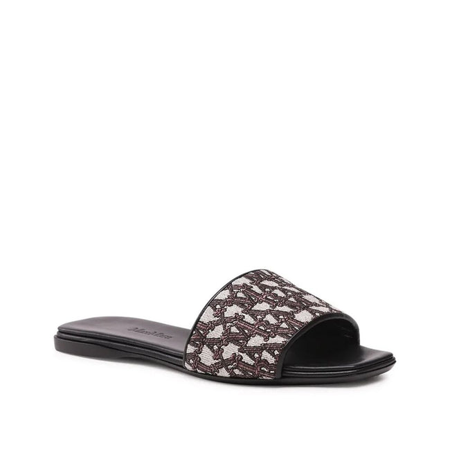 Max Mara Brown Polyamide Slides Max Mara