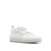 Moncler White Calfskin Low Top Sneakers Moncler