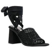 Miu Miu Black Fabric Strap-On Sandals Miu Miu