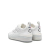 Moncler White Calfskin Low Top Sneakers Moncler