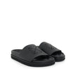 Off-White Black Rubber Slippers Off-White
